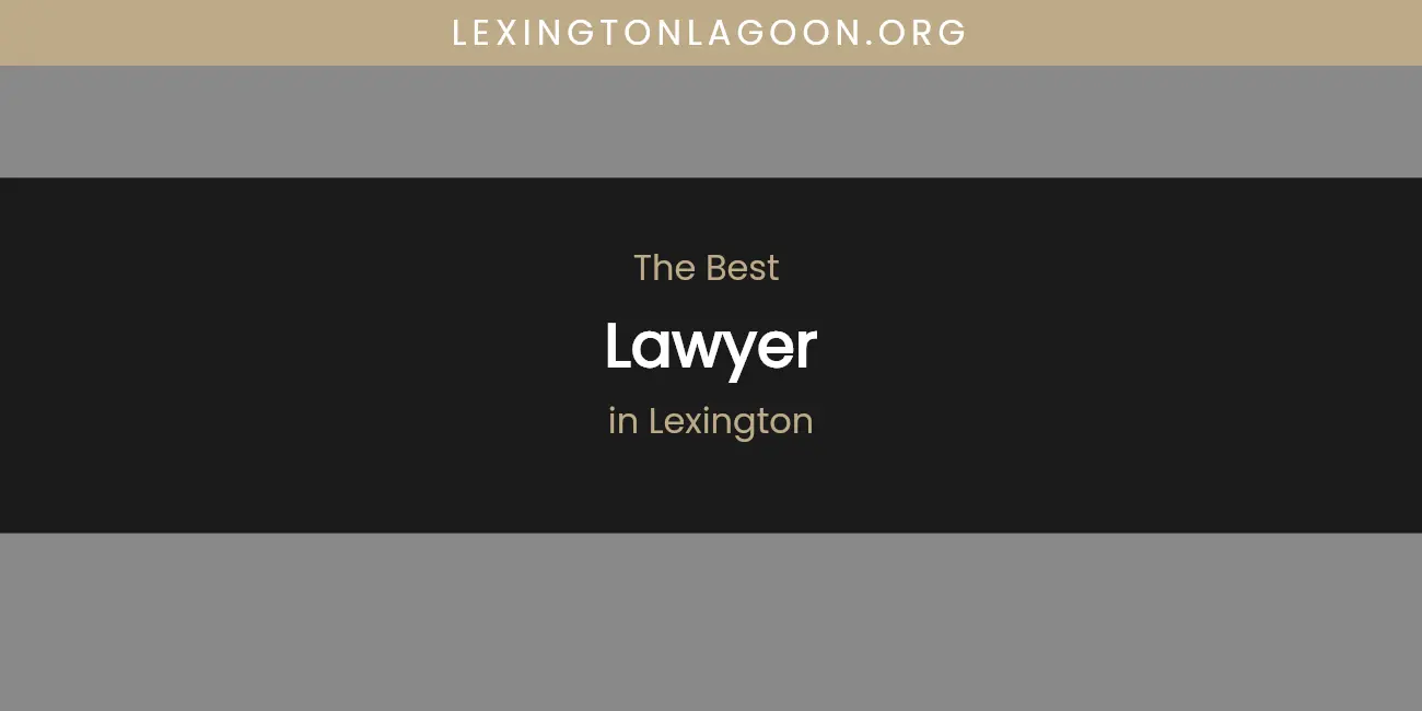 Lexington's Best Lawyer featured